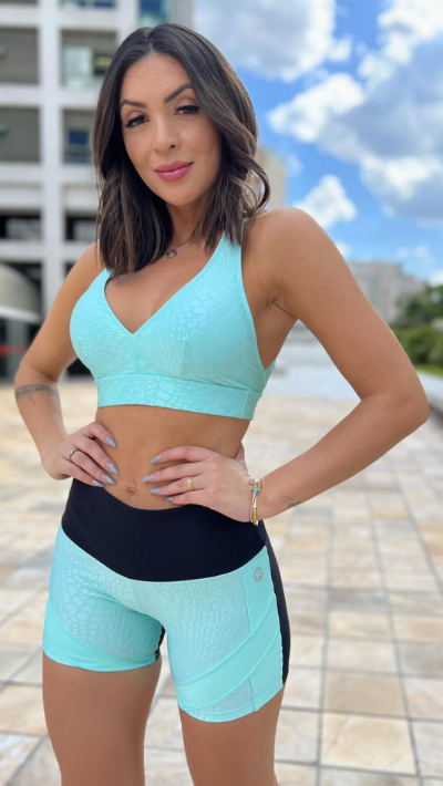 Conjunto fitness Breeze Aqua
